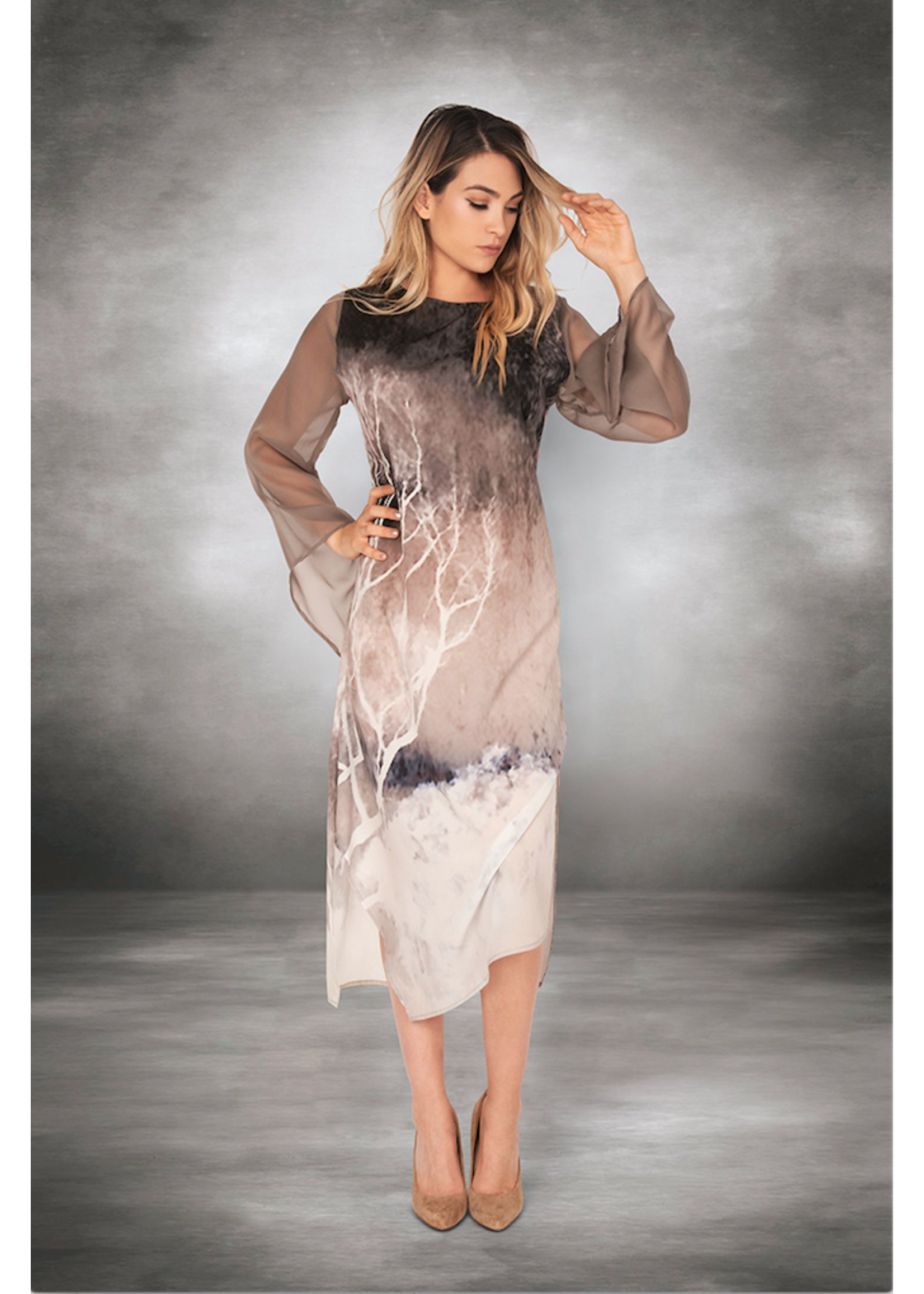 Priestley Garments Bacio Dress w/Sleeves