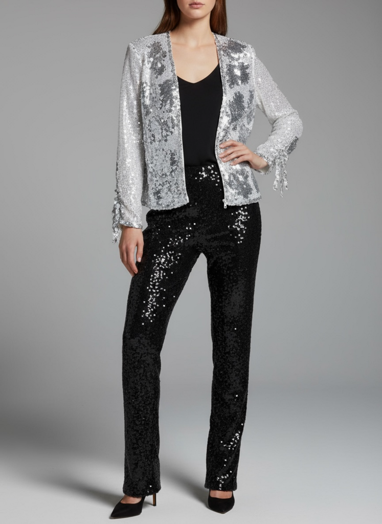 C|Dobbs White Sequence Top