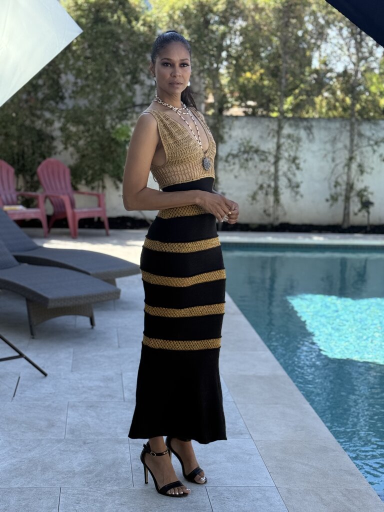 Antoinette black and gold S