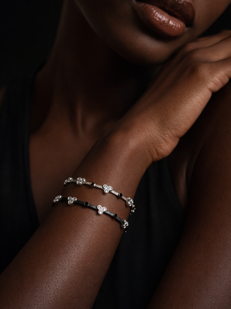 Freida Rothman Industrial Finish 2-Stack Hinge Bracelets