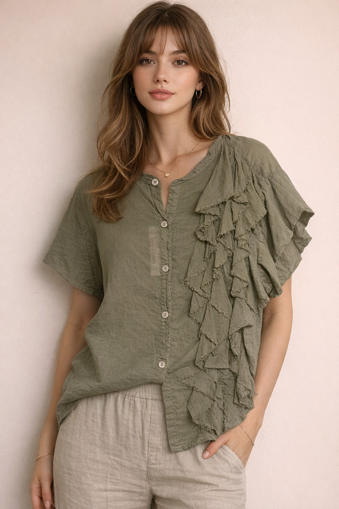 Short Sleeve Cotton Tops