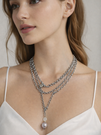 Pam Lazzarotto 5020 std. Pearl Necklace