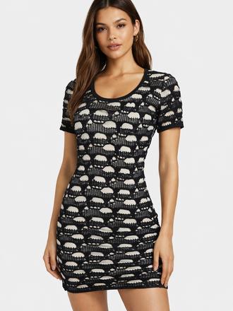 Gretta  Knit Dress  Black  XS