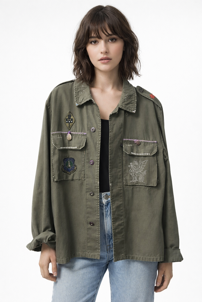 Giulia Blasi Army Art Jacket M