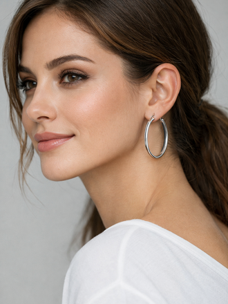 Pam Lazzarotto 4014 Hoop Earrings