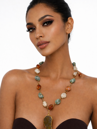 Giulia Blasi Multi Color Stone/Horn