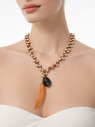 Giulia Blasi 033 Vintage Horn Necklace