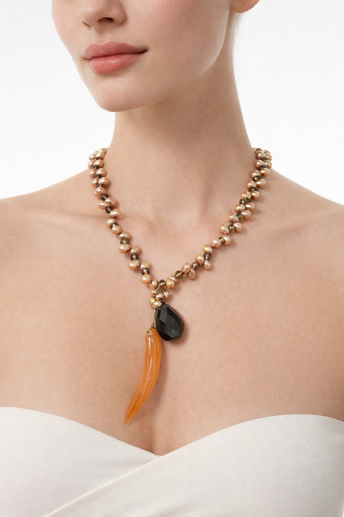 Giulia Blasi 033 Vintage Horn Necklace