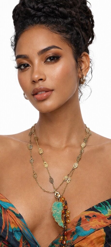 Giulia Blasi Feather Gold Chain