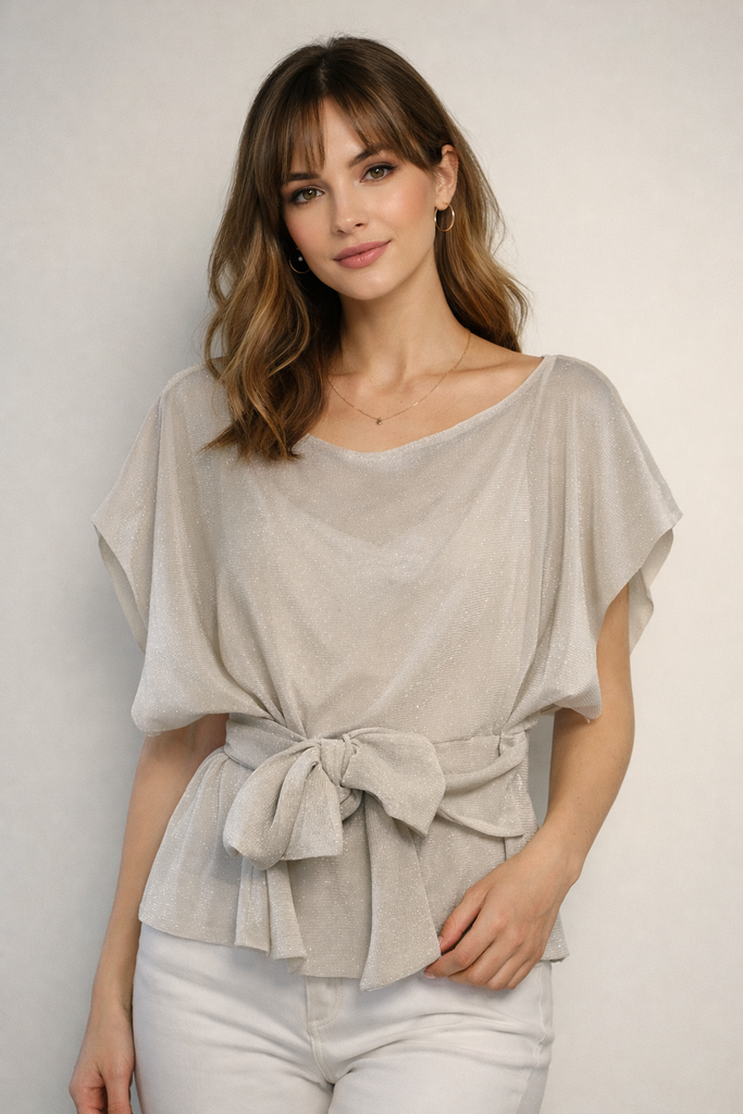 C|Dobbs C|Dobbs Sheer Tie Top