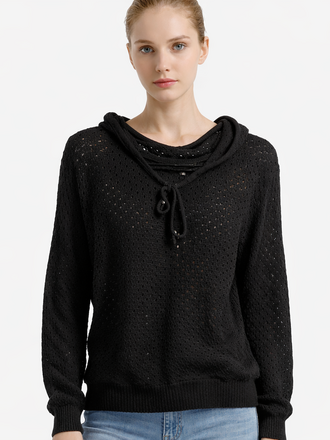Knit Hoodie Sweater