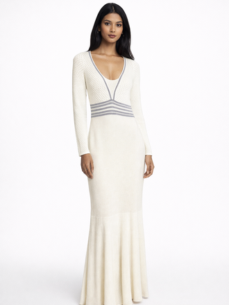 Fabiola Long Sleeve  Knit Dress S