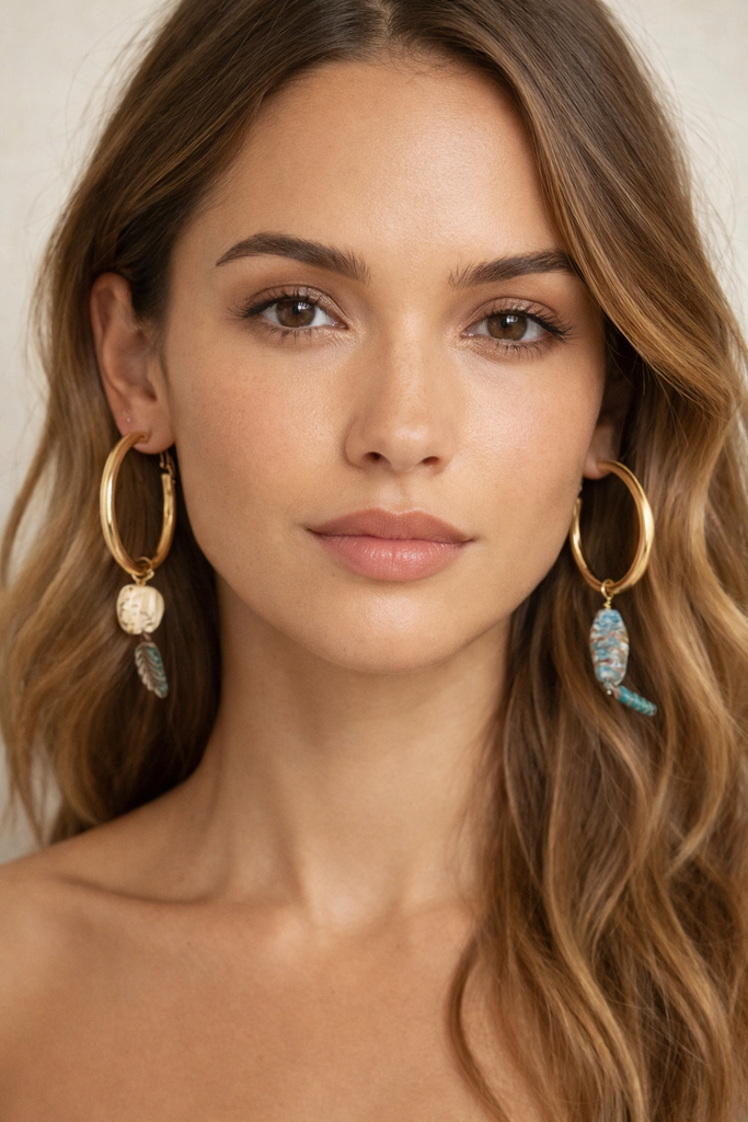 Giulia Blasi 030 Gold Leaf Earrings