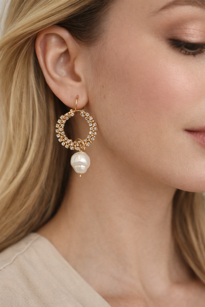 Giulia Blasi Pearl Sequence Hoops