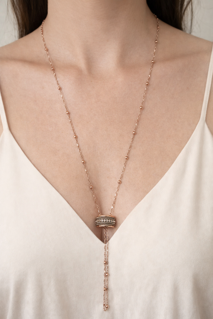 Giulia Blasi 925 Silver Ring Necklace 037