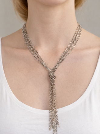 Giulia Blasi Silver Cluster Chain