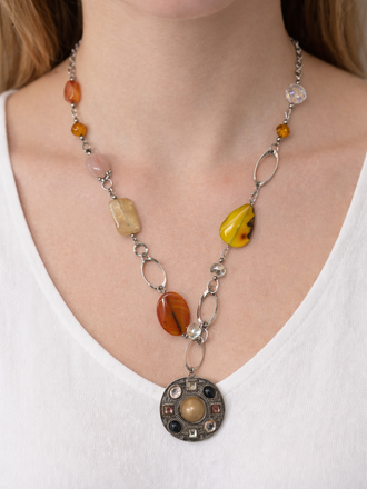 Giulia Blasi Glass Stone Necklace
