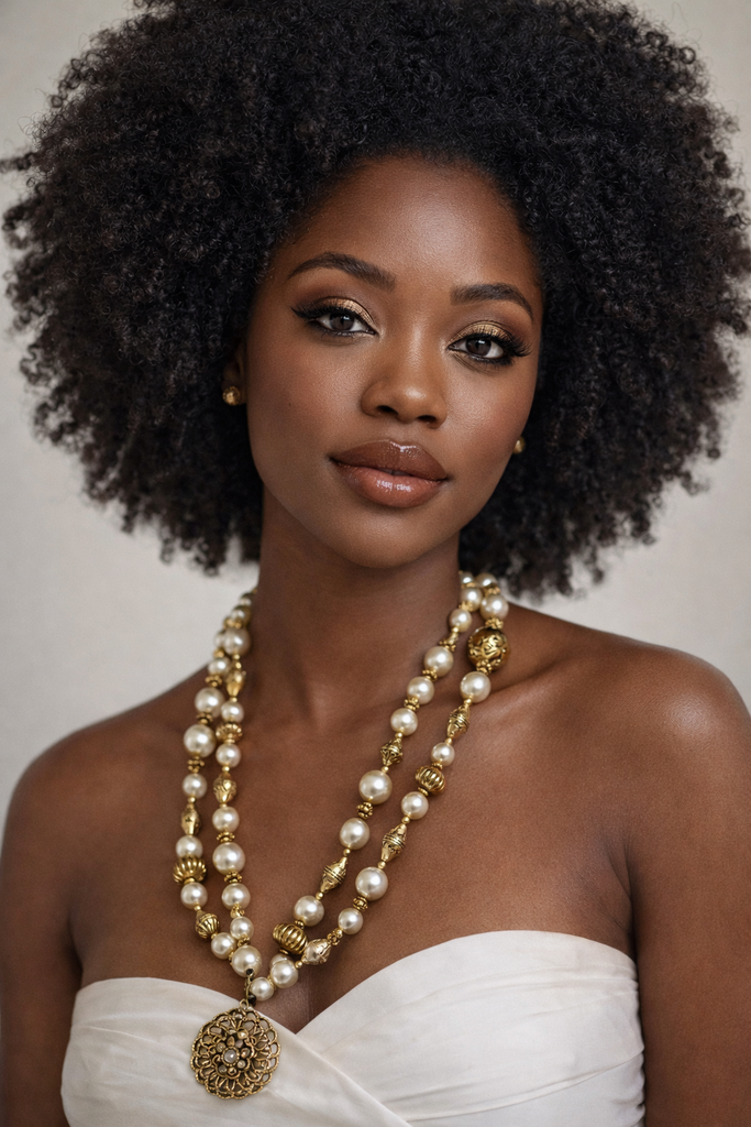 Giulia Blasi Vintage Big Pearl Necklace