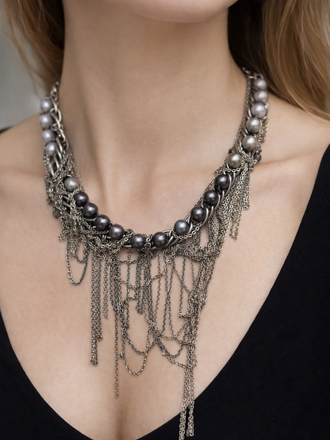 Giulia Blasi Chain   Synthetic Necklace G 018
