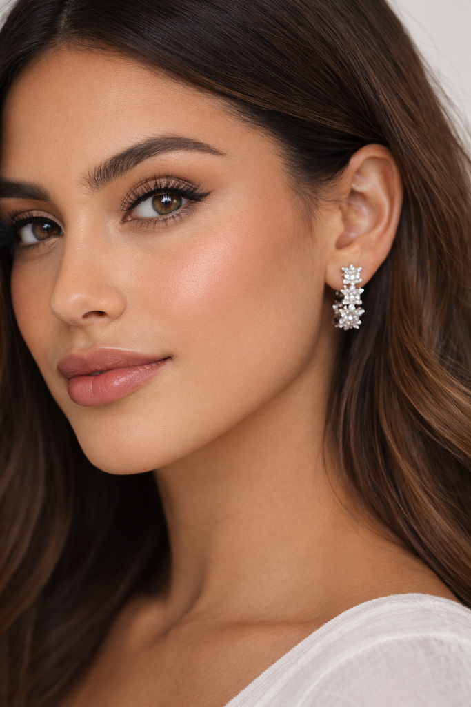 Giulia Blasi G063 Costume Rhinestone Ring/Earring