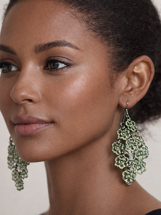 Giulia Blasi G057 Vingage Green Earring