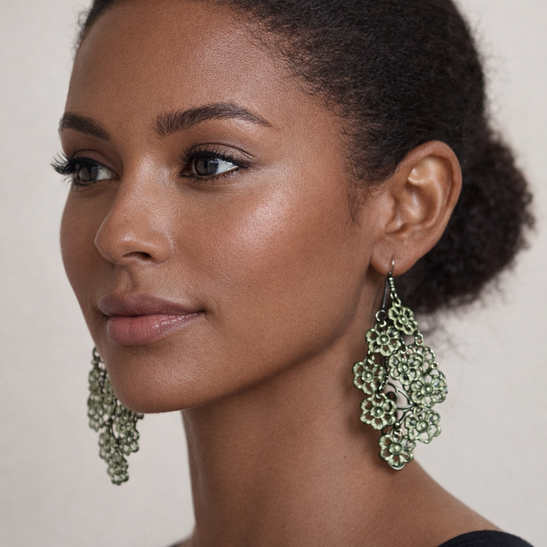 Giulia Blasi G057 Vingage Green Earring