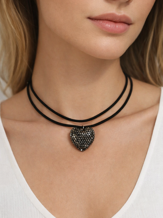 Giulia Blasi Heart Choker Chain