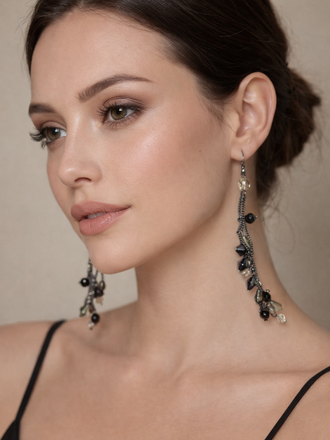 Giulia Blasi Chandelier Rhinestone Earrings