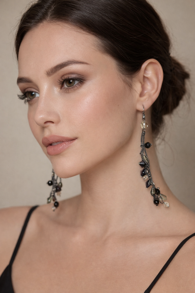 Giulia Blasi Chandelier Rhinestone Earrings