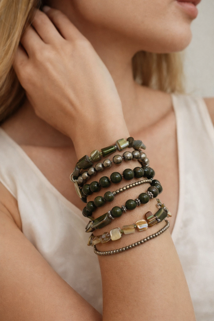 Giulia Blasi Green Twist Bracelet