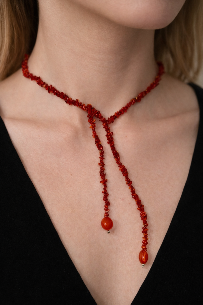 Giulia Blasi Carnelian Agate Necklace G008