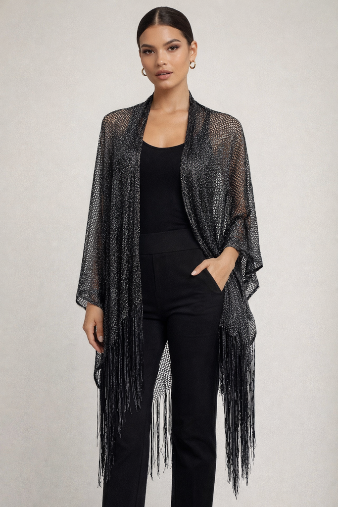 Glitzy  Fringe Cover Ups