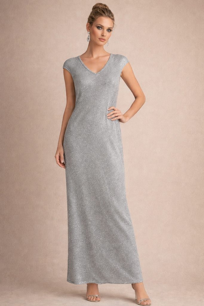 Sparkle Long Knit Dress S/M
