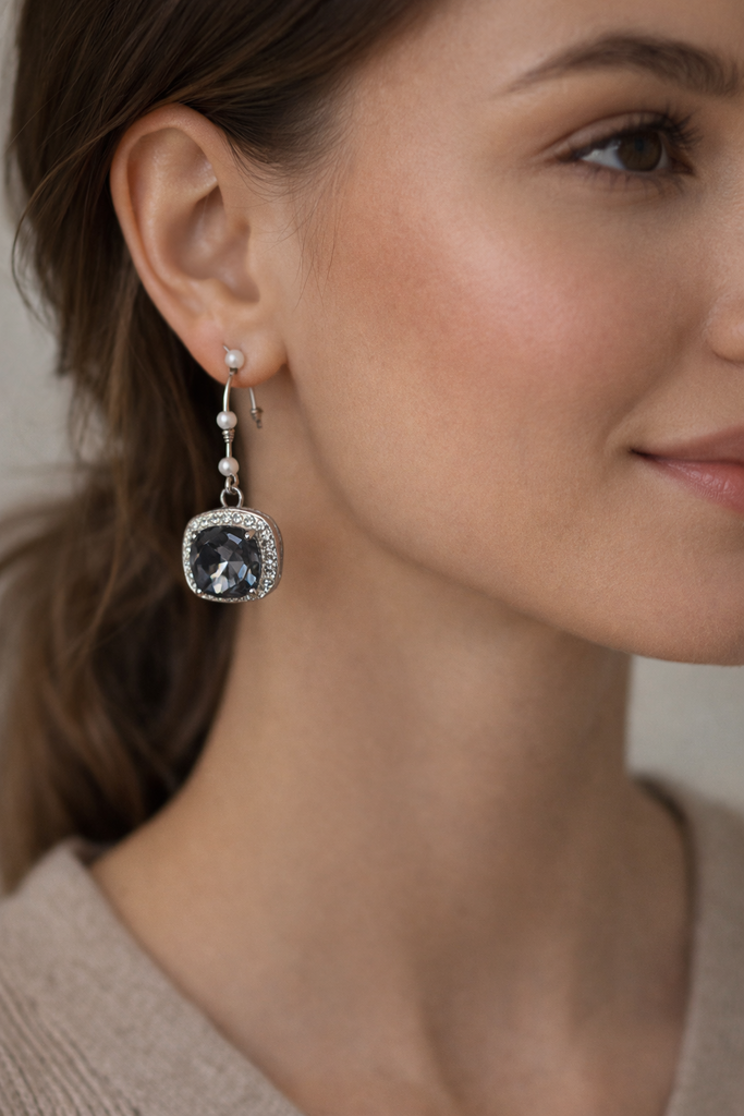 Giulia Blasi Rhinestone Earrings
