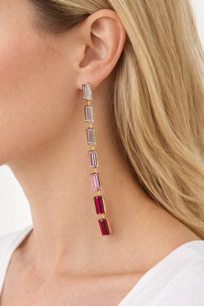 Giulia Blasi Drop Glass Earrings