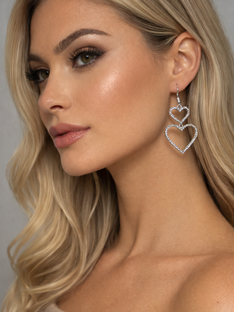Giulia Blasi Sequence Heart Earrings