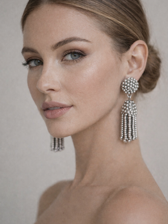 Giulia Blasi Silver beaded earrings