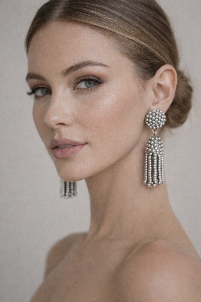 Giulia Blasi Silver beaded earrings