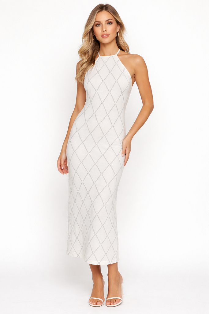 Jennifer Long wht/diamonds S