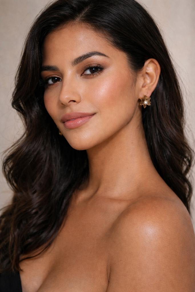 Vintage Floral Motif Earrings