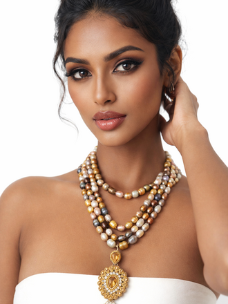 Giulia Blasi Multi color pearls /Pendant