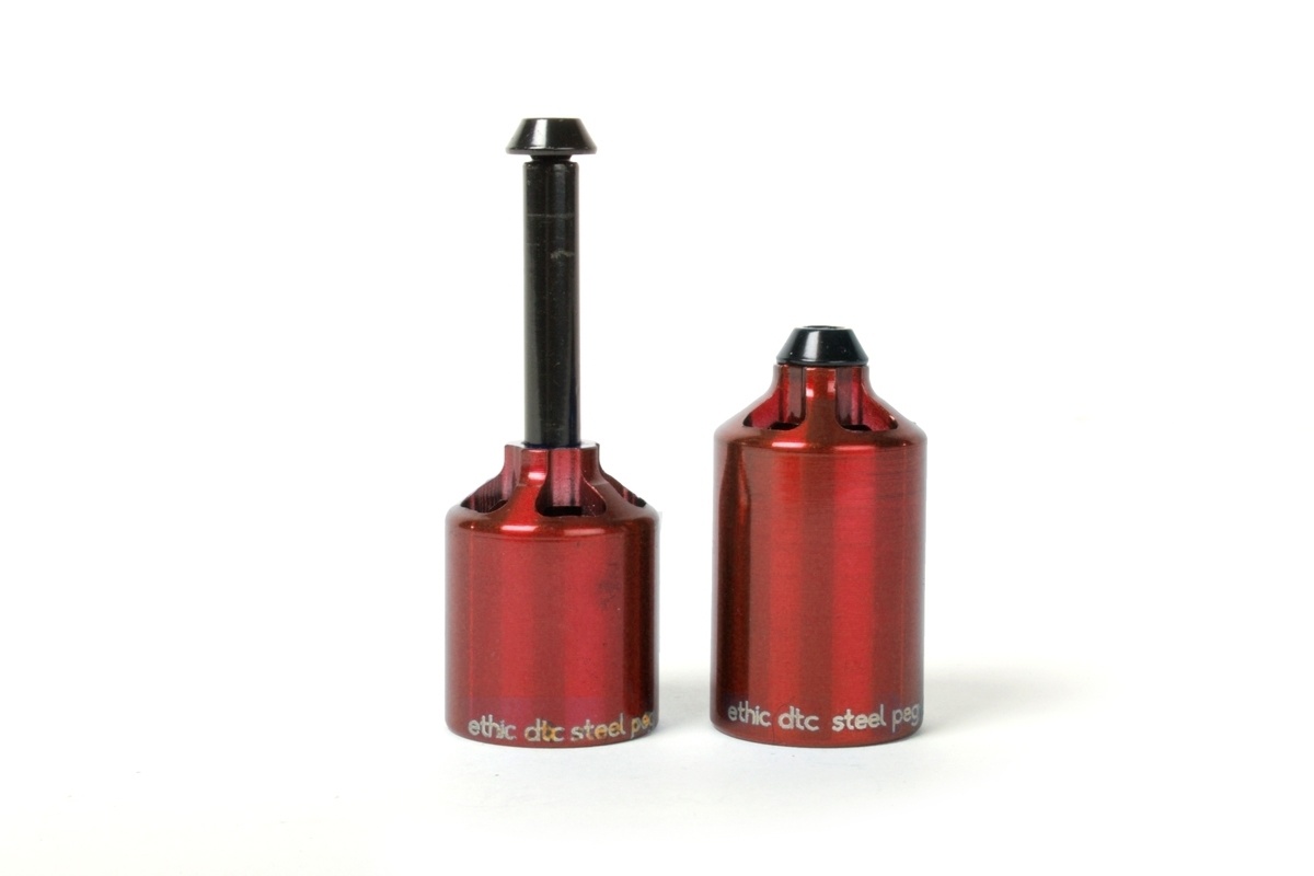 ETHIC DTC STEEL PEGS - RED