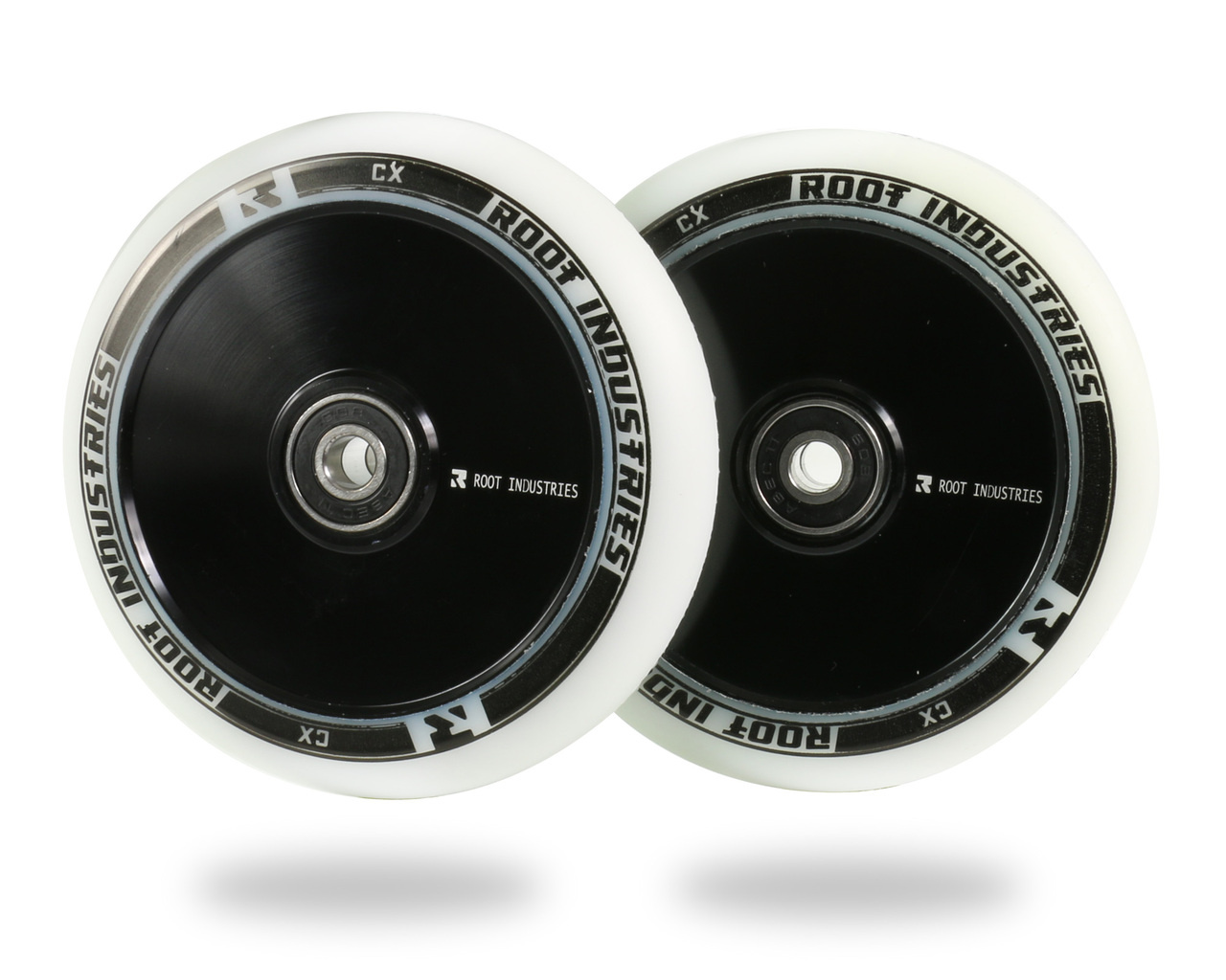 ROOT INDUSTRIES 110MM AIR WHEELS - WHITE/BLACK