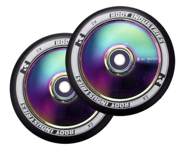 ROOT INDUSTRIES 110MM AIR WHEELS - BLACK/OIL SLICK