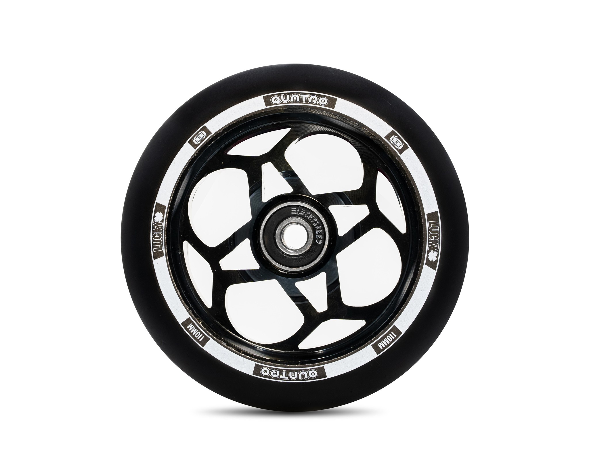 LUCKY QUATRO 110MM WHEEL - BLACK