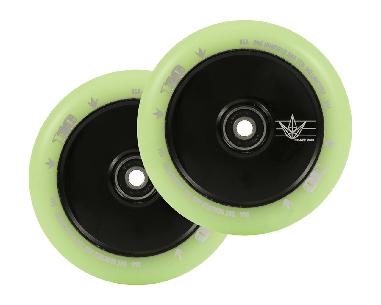 ENVY 110MM HOLLOW CORE WHEELS - GLOW