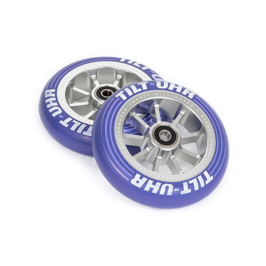 TILT UHR WHEELS - VIOLET/SILVER (110mm x 24mm)