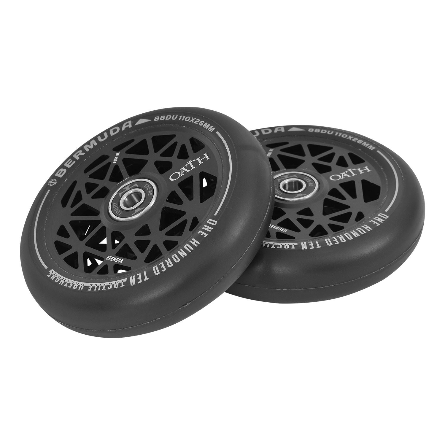 OATH BERMUDA WHEELS - BLACK