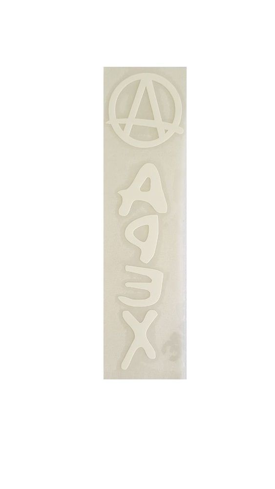 APEX BAR STICKER - WHITE