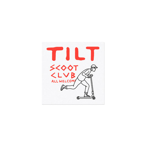 TILT SCOOT CLUB STICKER